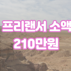 프리랜서 월변210만원대출 소액210만원대출 개인돈210만원 비대면210만원