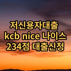 저신용자대출 kcb234점 저신용소액대출 nice234점 저신용비대면대출 나이스234점 신용대출가능한곳