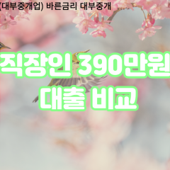 직장인 월변390만원대출 소액390만원대출 개인돈390만원 비대면390만원