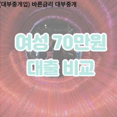 여성 월변70만원대출 소액70만원대출 개인돈70만원 비대면70만원