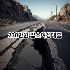 230만원 업소여성대출 급전 당일 소액 일수 월변