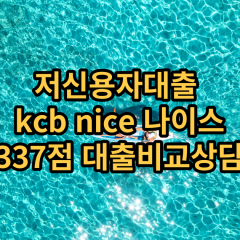 저신용자대출 kcb337점 저신용소액대출 nice337점 저신용비대면대출 나이스337점 신용대출비교상담