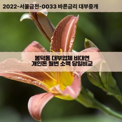 봉덕동대부대출 봉덕동비대면대출 대구남구대부업체개인돈 봉덕동월변대부업체 봉덕동소액월변대출