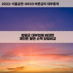 나산면대부대출 대동면비대면대출 전남함평군대부업체 손불면급전대출개인돈 함평군소액월변대출