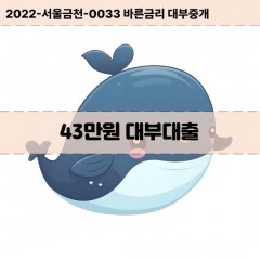 43만원대부대출 43만원비대면대출 43만원소액대부업체 43만원급전대출개인돈 43만원월변대출