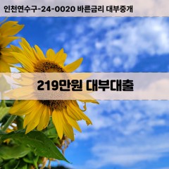 219만원대부대출 219만원비대면대출 219만원소액대부업체 219만원급전대출개인돈 219만원월변대출