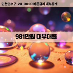 981만원대부대출 981만원비대면대출 981만원소액대부업체 981만원급전대출개인돈 981만원월변대출